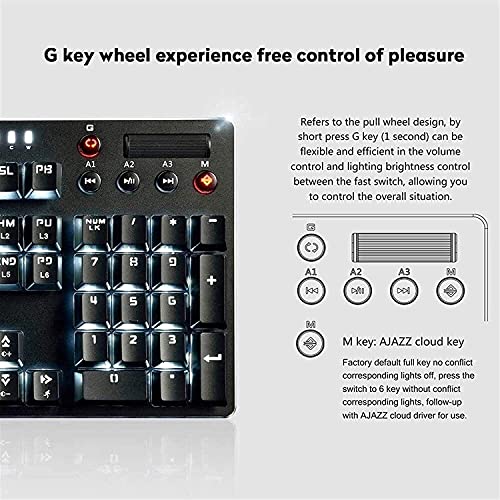 Teclado Mecánico XIXIDIAN con Luz RGB y Conexión USB miniatura 3