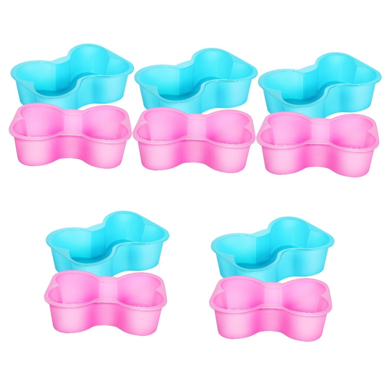 10pièces Moules à Gâteau Silicone Pour Chiens De Moules De Fête Anniversaire Pour Gâteaux Et Résistants Chaleur Et Faciles à Démouler
