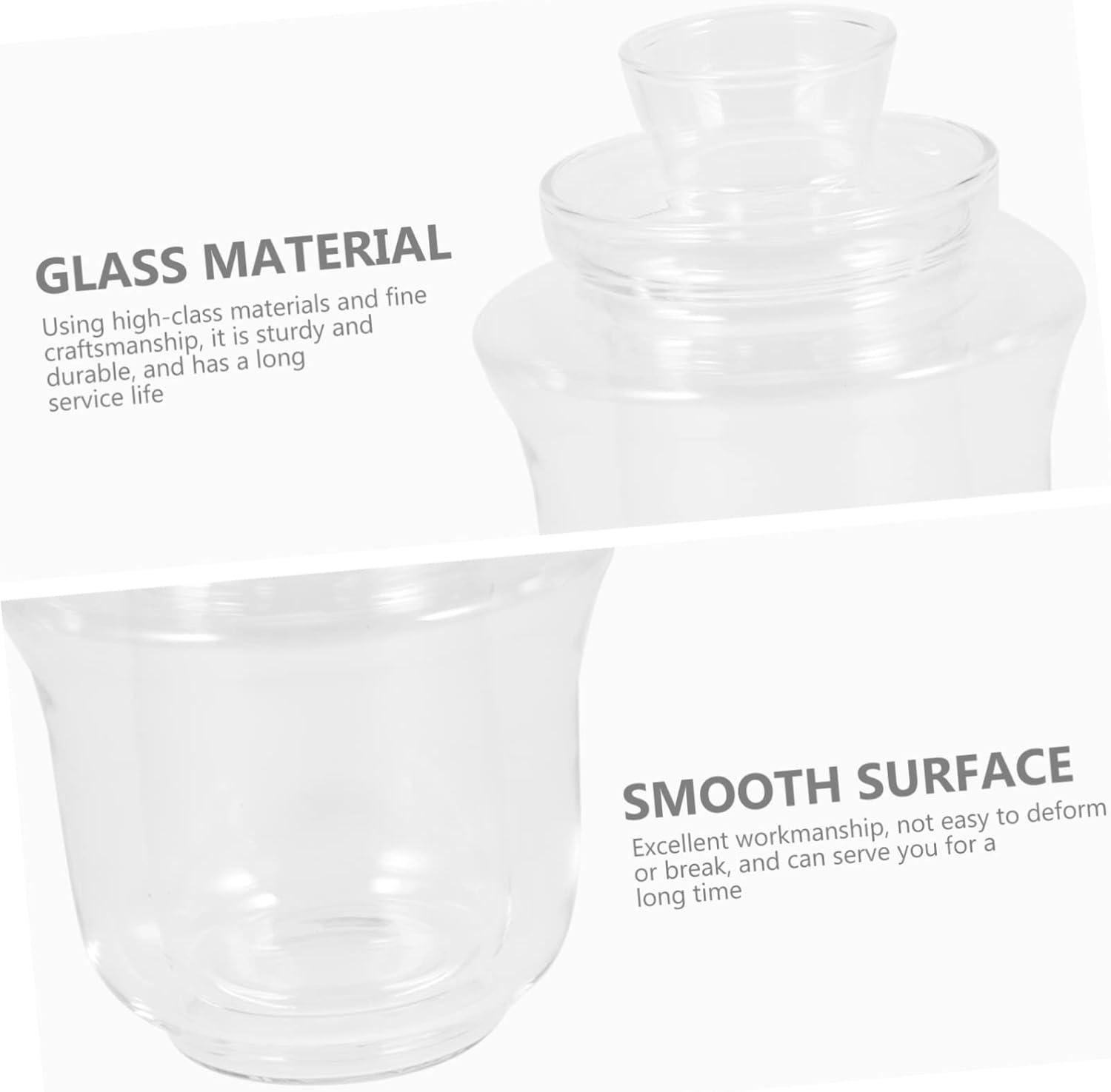 Alipis 1set Design Liquor Warmer and Tea Warmer Bottle Practical for Home Use Lightweight and Portable Glass Teapot Heater