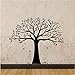 Kreative Baum Vinyl Wandaufkleber Abnehmbare Dekorative Wohnzimmer Schlafzimmer Wandtattoo Tapete Tapete 57X48Cm