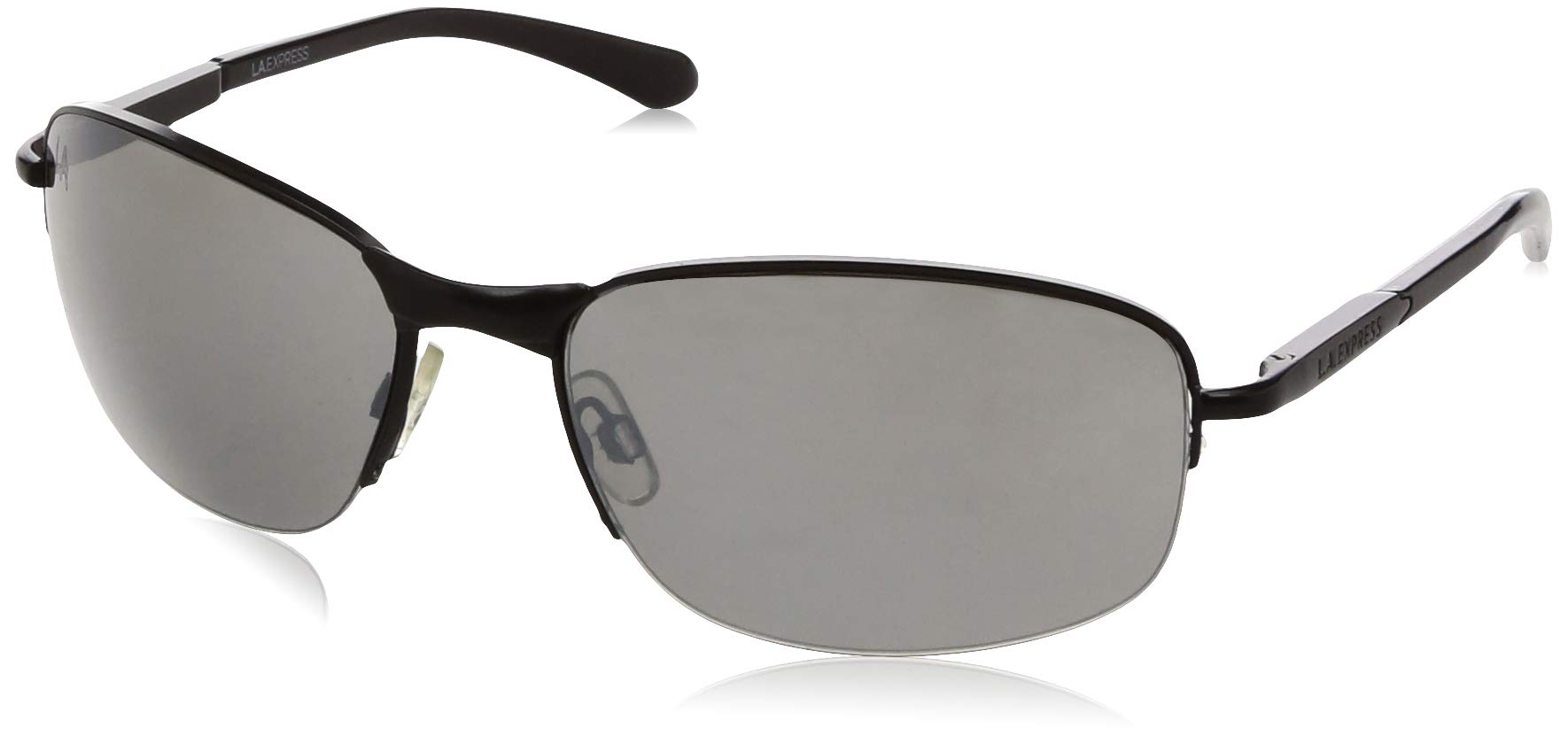 L A Express Mirrored Square Unisex Sunglasses - (SG S04684 LAX 001 IND|60|Silver Color Lens)