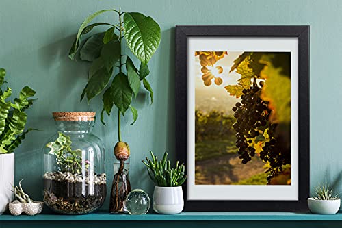 Cadre en bois MDF Tulup 20x30 valorisant affiche de vignoble - 2