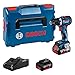 Price comparison product image Bosch Professional 18V System Cordless Drill Driver GSR 18V-90 C (incl. 2X GBA 4.0Ah Batteries, Charger GAL 18V-40, 1/1 L-BOXX Inlay, L-BOXX)