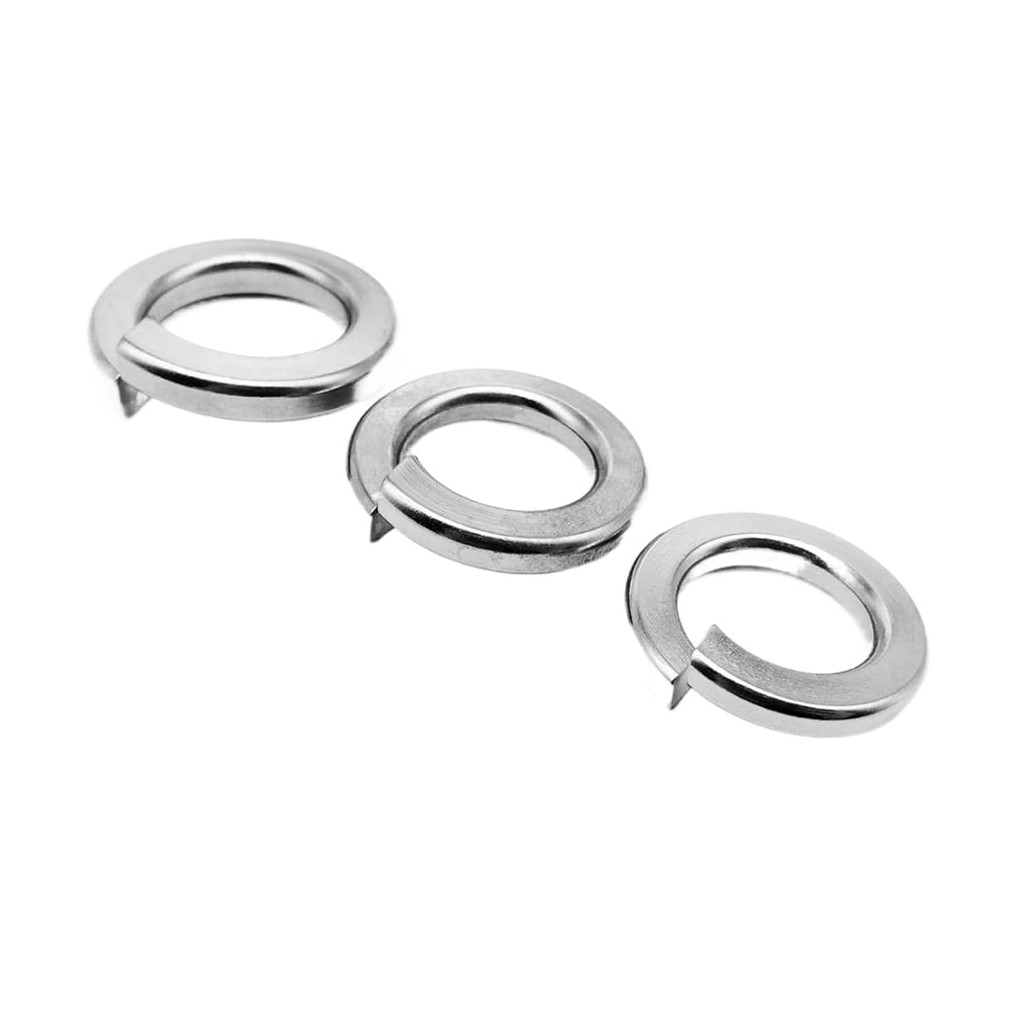 Washer, Lock Washer, 10/50/100pc 2# 4# 6# 8# 10# 12# 1/4 5/16 3/8 7/16 1/2 Stainless Steel Spring Washer Split Lock Elastic Gasket