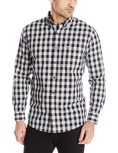 Dockers Men's No Wrinkle Long Sleeve Button Front-Shirt