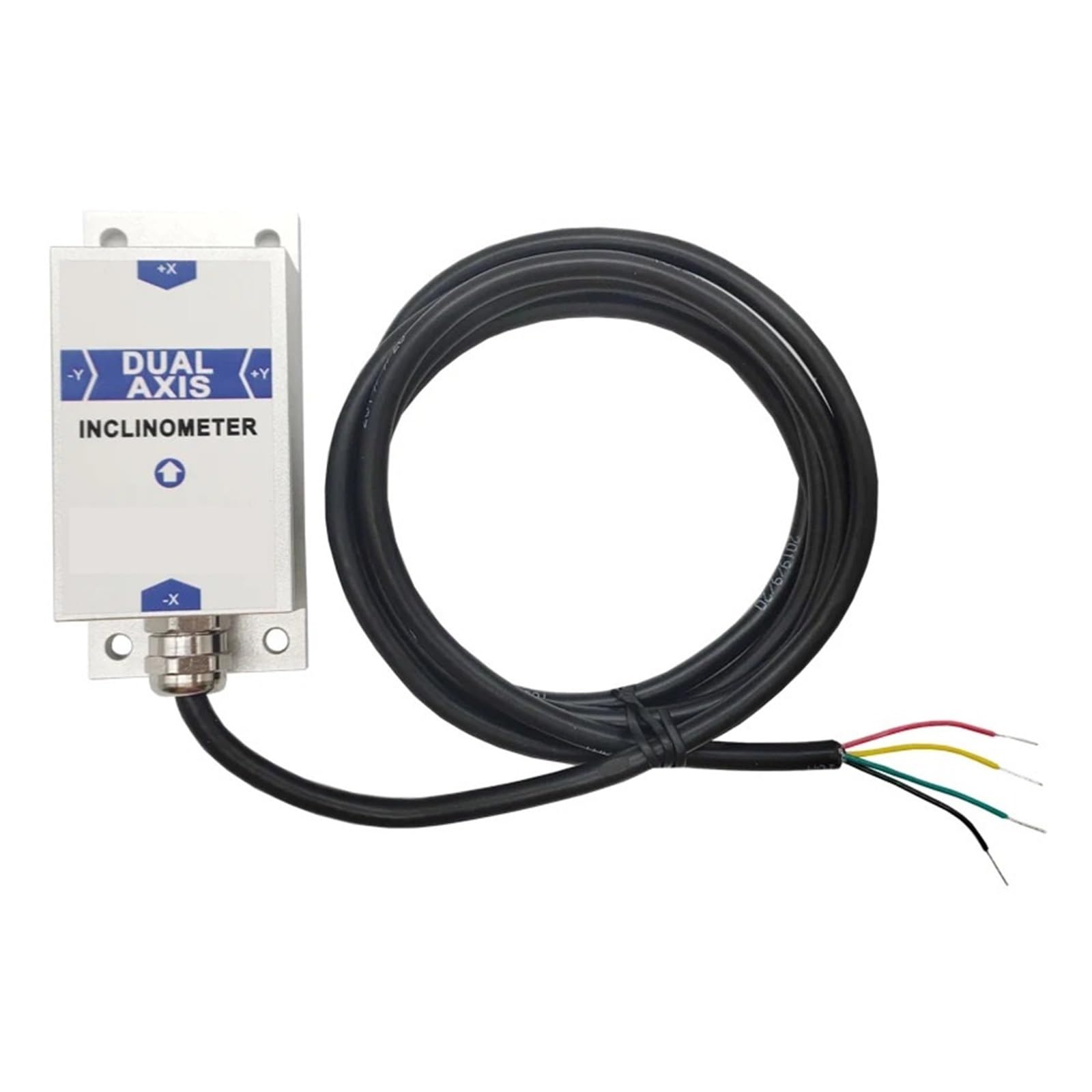BWK228 BWK220 Inclinomètre à Deux Axes 0-5 V 0-10 V 4-20 mA 0-20 mA 0-24 mA Capteur d'angle d'inclinaison à 2 Axes Capteur de Niveau à clinomètre biaxial(0-10V(Default Range))