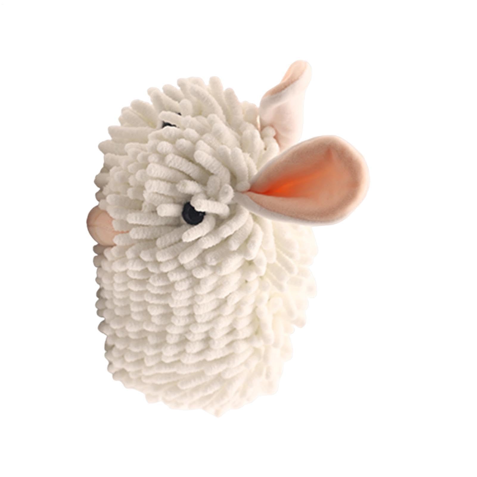 Toalla de mano chenilla conejito, tejido absorbente decorativo para baño y cocina