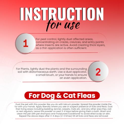 Image of Home-Secure Diatomaceous Earth Powder-Pack of 2 | Natural, Pet Safe, Organic | Plant Friendly Multipurpose Eco-friendly Dust (950 gm X 2)