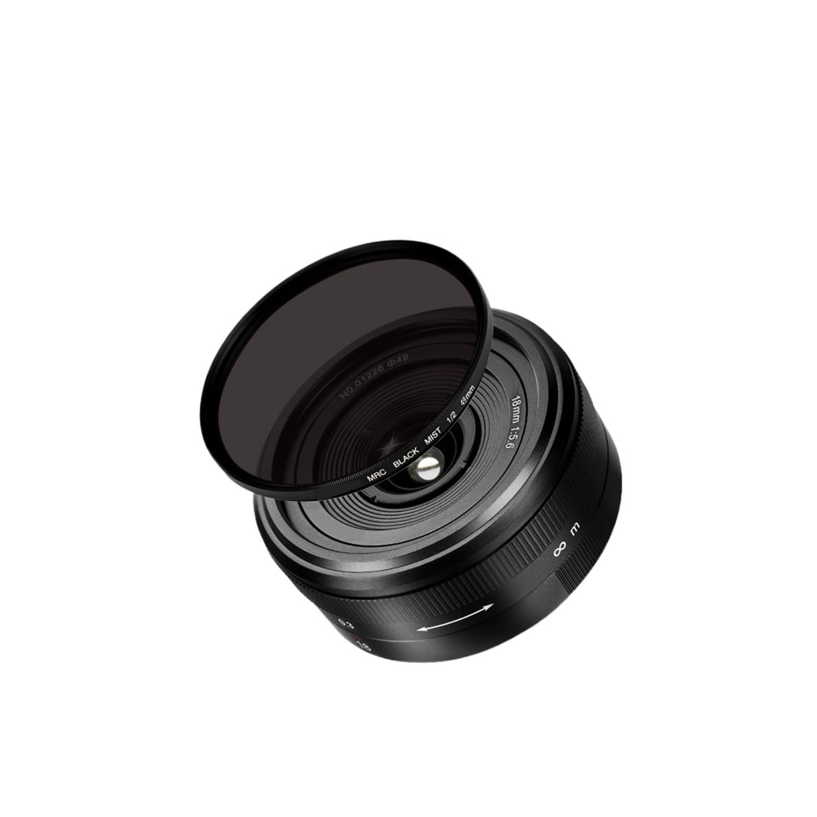 DSLR Camera Lens, Objectif Large Cookie 18 mm F5.6, Compatible avec Sony E