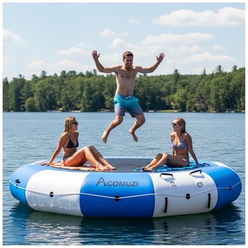 ACOMUZI Inflatable Water Trampoline...