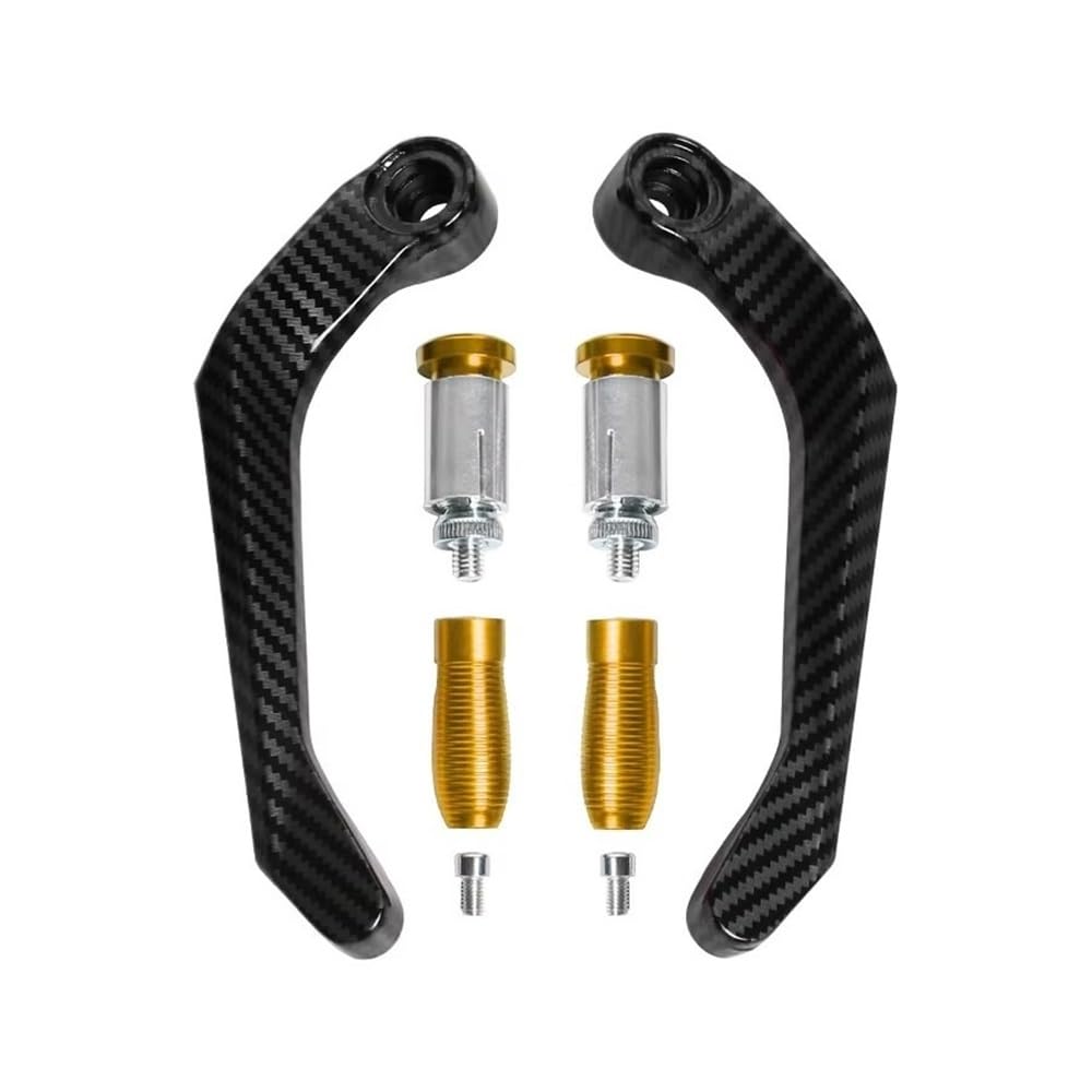 WGRUKLBD 7/8" Motorcycle CNC Aluminum Handlebar Brake Clutch Lever Protection Handguard Shield and Protector Modification Accessories Handlebars Protector