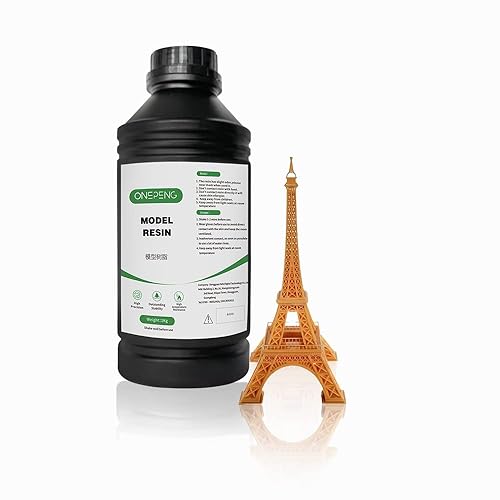 3D Printer Resin,Resin 3D Printer with Low Odorigh,High Precision,Quick Curing 405nm UV 3D Resin Compatible with 4 8K DLPLCD 3D Printing (1Kg,Yellow)