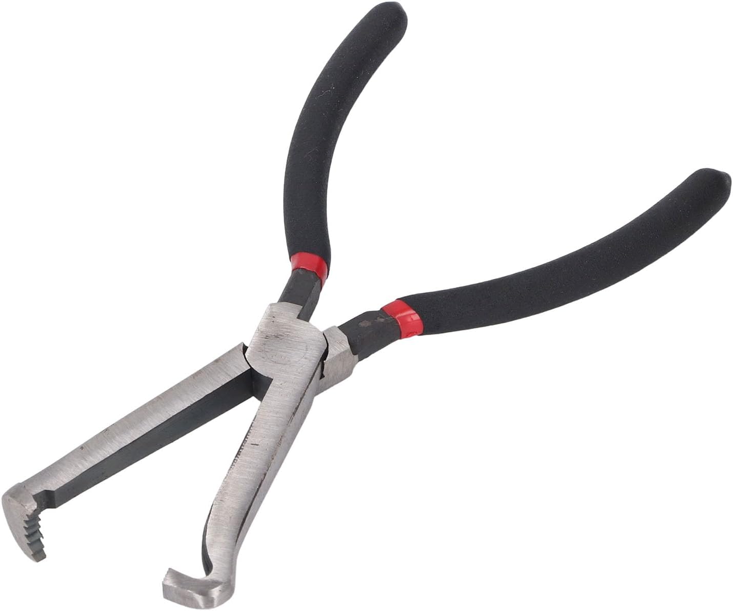 Electrical Disconnect Pliers, Fuel Line Hose Pipe Disconnect Pliers with Enhanced Grip and One - Hand Operation, Universal Automotive Tool for Ignition Coils and Sensor (Black)