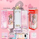 Belle trousse à crayons école Style chinois Culture papeterie créative cadeau chien Newmebox Kawaii Girl Pen Box mystérieux chien, Cute Girls Package2