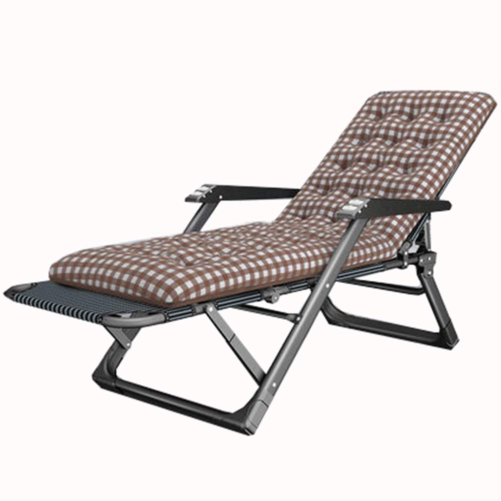 Chaise inclinable réglable confortable pour soulager le dos sur la terrasse