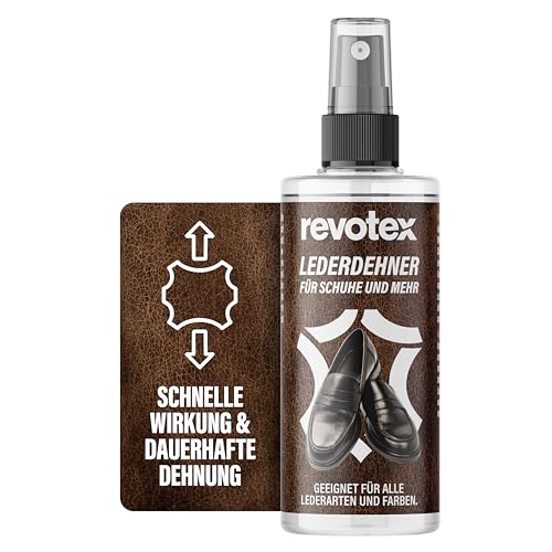 Lederdehner Spray 100 ml - Schuhdehner Spray ohne Treibgas für alle Lederarten & Farben - Dehnungsspray Schuhe Leder farblos & materialschonend - Schuhweiter gegen Druckstellen