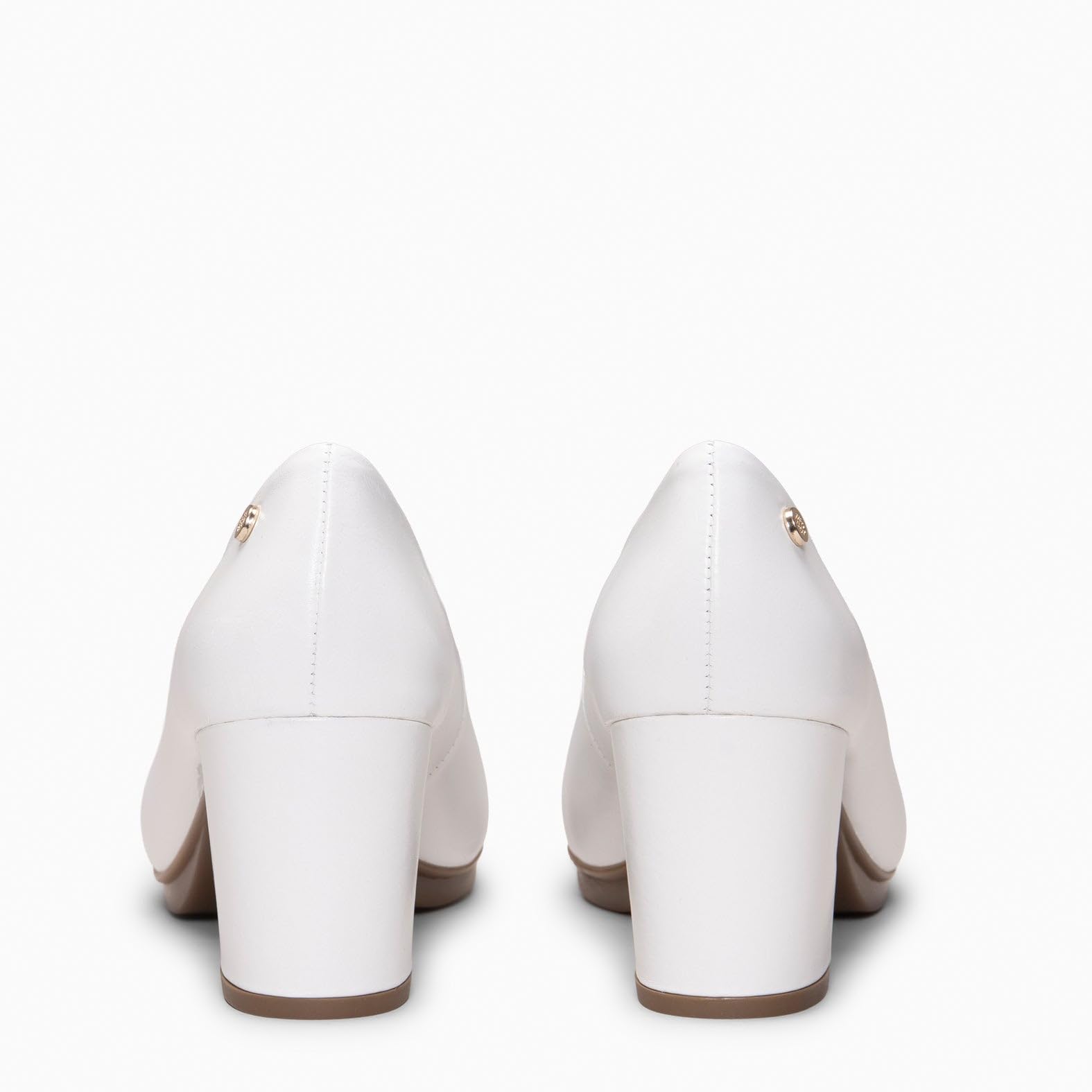 Zapatos de tacón Mujer Piel Lisa Plantilla de Gel Hecho en España
