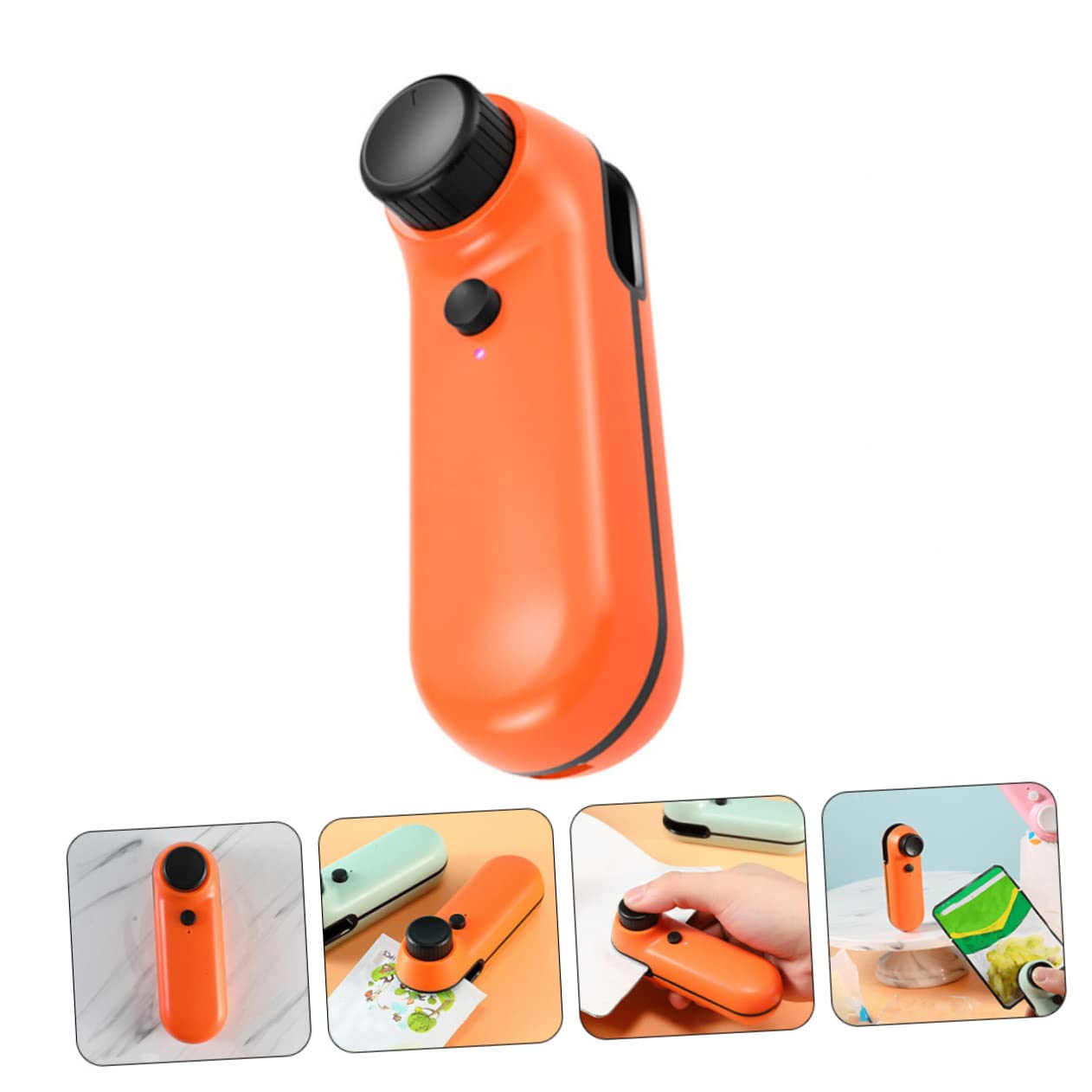 Cabilock Professional Portable Heat Sealer for Food Storage Compact Multi Function Bag Resealer with Rechargeable Battery for Snacks Chips and Household Use