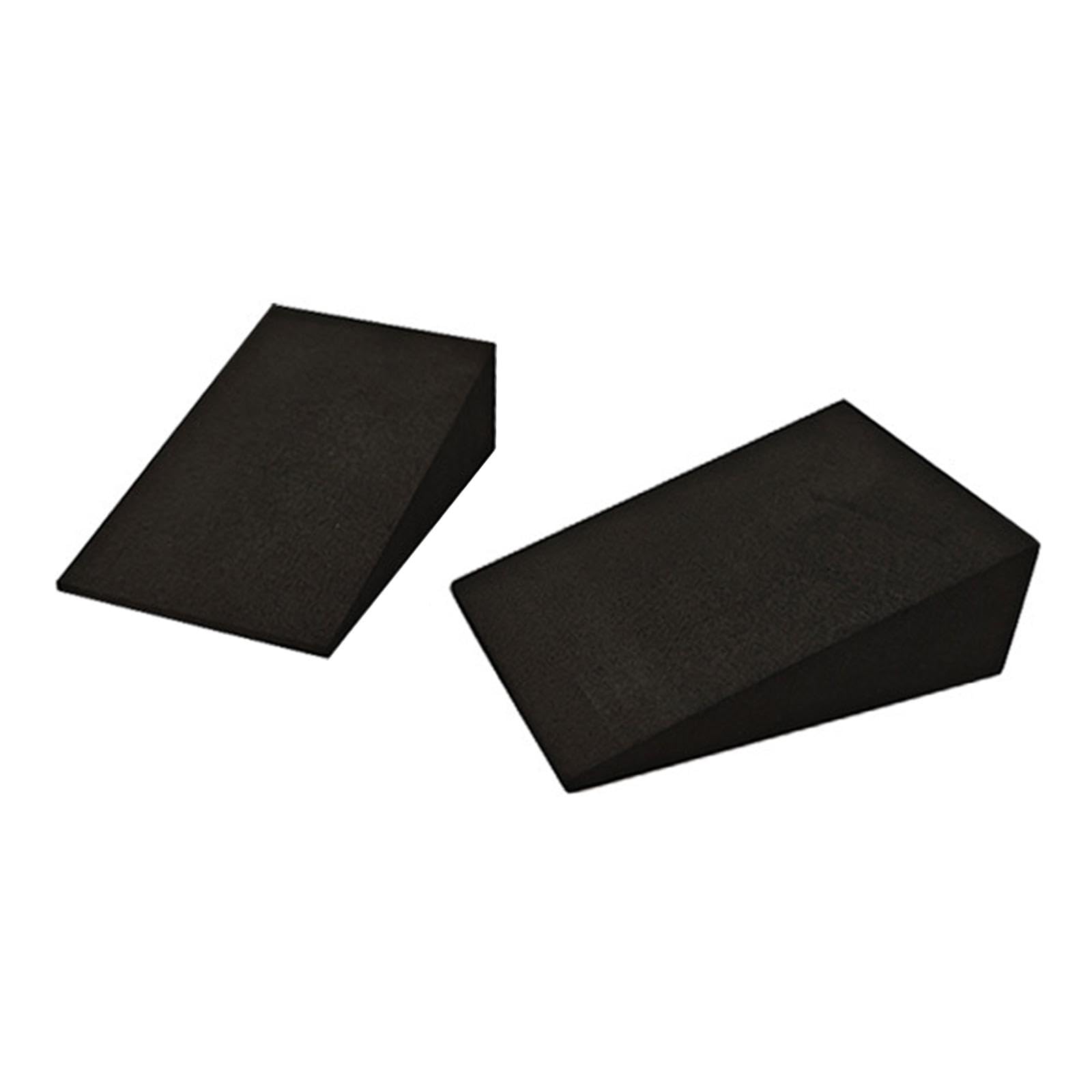 2 Pieces Squat Wedge Block EVA Wedge for Fitness Home Gym Indoor Sports-Sporting Goods - Fitness, Running & Yoga - Yoga & Pilates - Yoga Props
