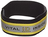 Sports Vital / Sports ID Adjustable Bracelet ~Personal ID ~ Yellow