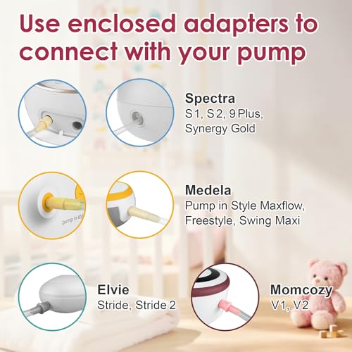 Image of Nenesupply Tubing Set for Handsfree Wearable Collection Cups. Work with Nenesupply Handsfree Wearable Collection Cups Only.