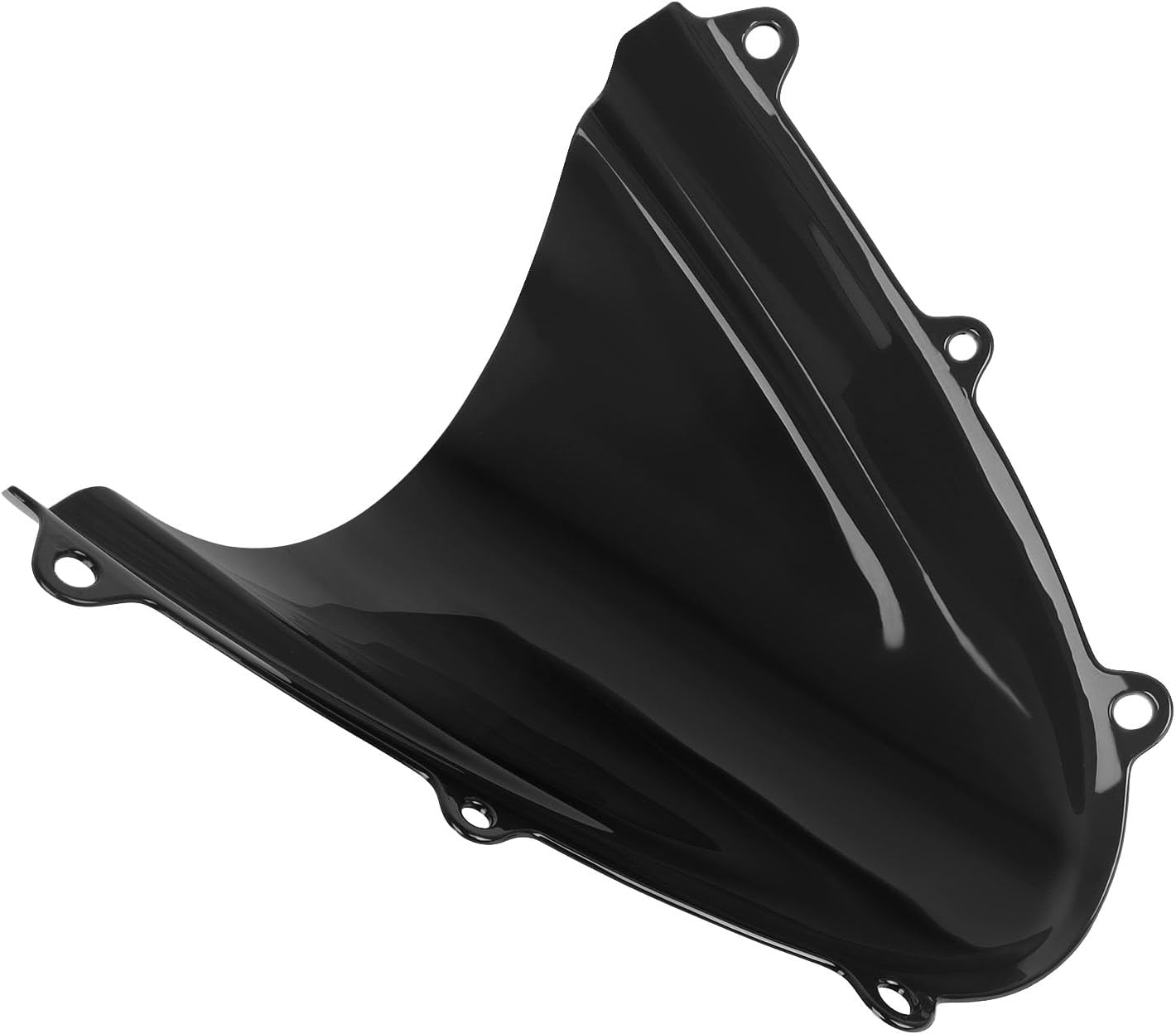 Motorcycle Windscreen Windshield Replacement for Suzuki GSXR600 GSXR750 GSXR 600 GSXR 750 2011-2025 GSX-R600Z GSX-R750Z 2022 2023 2024 2025 PC Windscreen Double Bubble (Black)