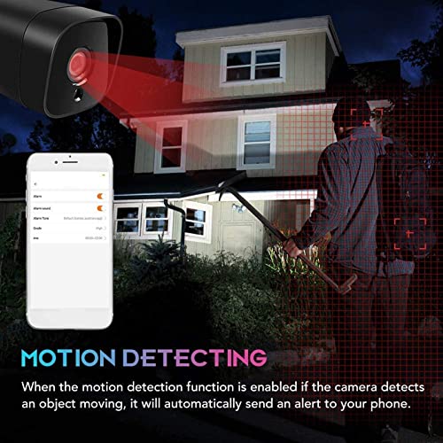 Caméra de surveillance extérieure 5MP pour éviter les cambriolages nocturnes