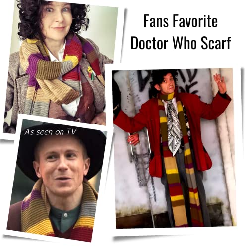 Official BBC Tom Baker Doctor Who Scarf - Fourth Doctor Scarf by Lovarzi3