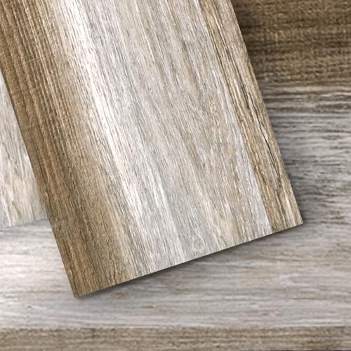 Art3d Peel and Stick Floor Tile Vinyl Wood Plank 12-Pack