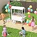 GDLF Candy Cart for Party - Cake Stand - Dessert Cart with Wheels & Storage Cabinet for Wedding, Baby Shower, Birthday & Party Decor