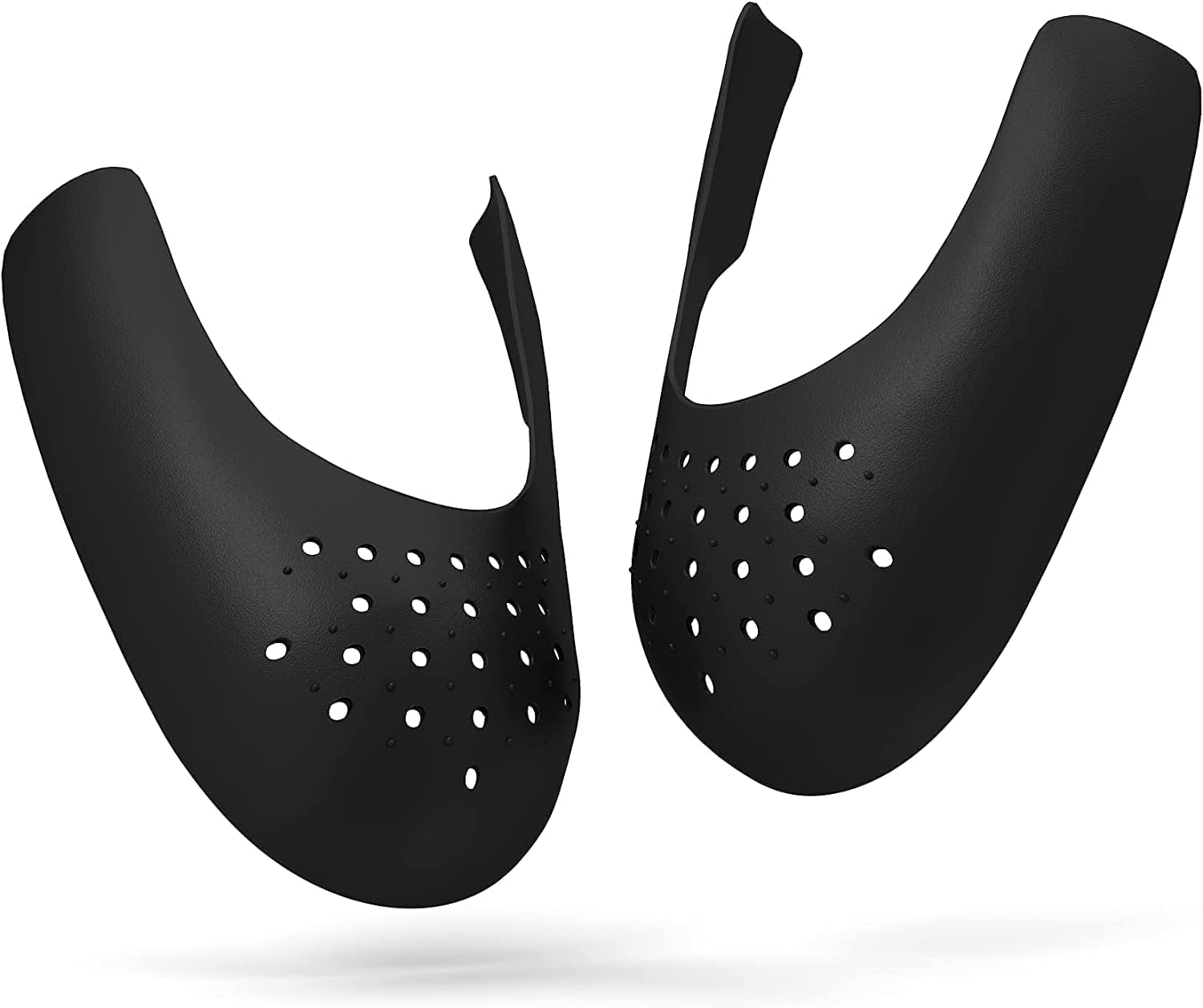 DarbeeDarbee 1 Pair Anti-Wrinkle Shoes Flod Protectors Toe Box Defloder Shoes Flod Guards for Sneaker and Casual Shoes Soft Material Prevent Shoes Flod Indentation (Black)