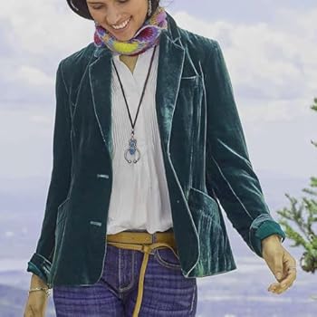 LZPCarra Elegante blazer voor dames, reverskraag, colbert voor dames, overgangsjas, effen mantel, stof, outdoorkleding met zakken, cardigan, lichte blazerjas voor feest, eindexamenbal, bruiloft, wit