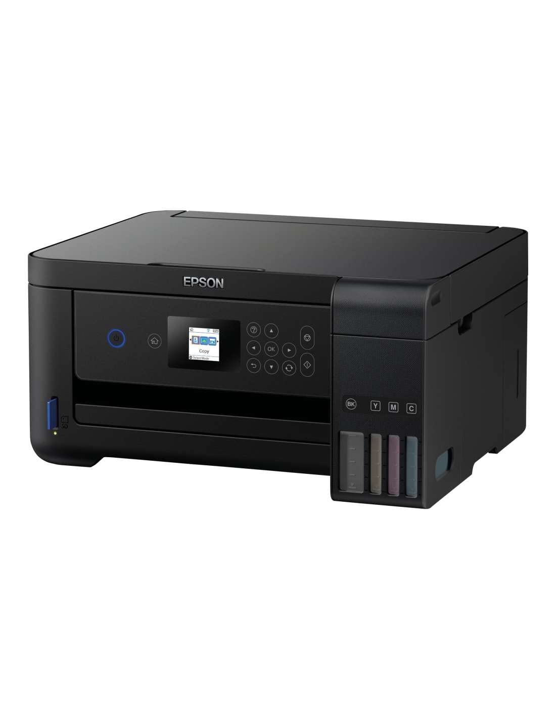 Epson EcoTank ET-2750 3-in-1 Tintenstrahl Multifunktionsgerät (Kopierer, Scanner, Drucker, DIN A4, Duplex, WiFi, Display, USB 2.0), großer Tintentank, hohe Reichweite, niedrige Seitenkosten, schwarz