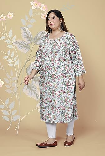 Image of Women's Plus Size Kurti Kurta (MEHKPLUS7 37)