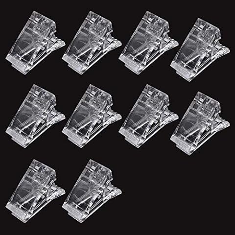 10 STÜCKE Nagelspitzen Clip Nagelspitzen Form Clips Nagel Clips für Poly building Clip Poly Gel Schnelle Gebäude Finger Verlängerung Kunststoff Builder Cover