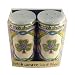 Irish Salt and Pepper Shaker Celtic Design Shamrock