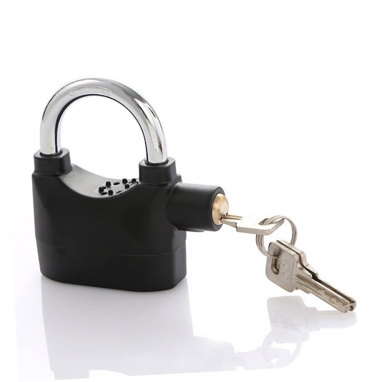 SOESFOUFU Aluminum Alloy Motorbike Lock Padlock with Alarm Siren Bike Lock for Motorcycle Scooter Outdoor