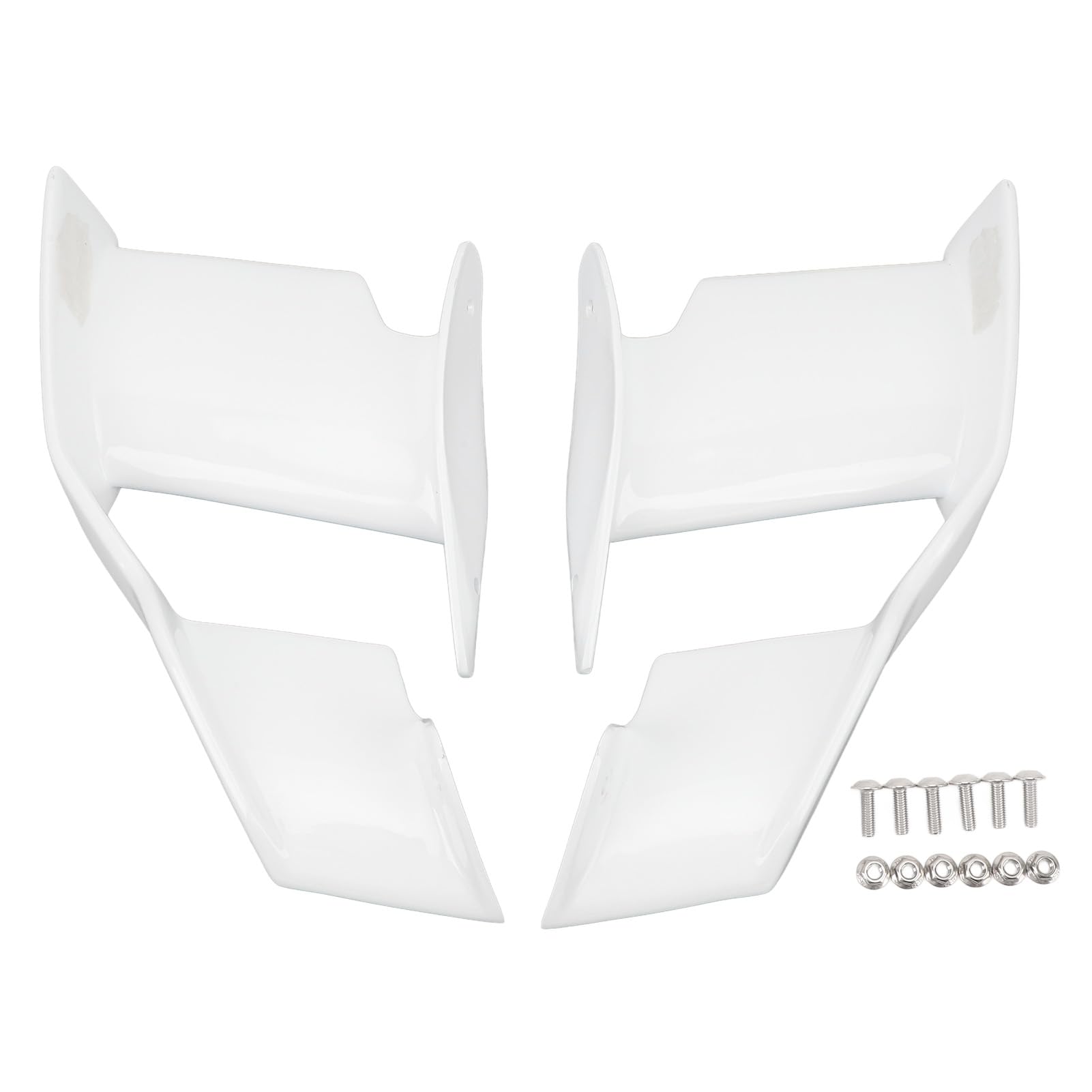 2 Pièces Aileron Latéral de Moto,Aileron Latéral de Carénage de Moto,Remplacement D'aile Aérodynamique de Becquet Latéral pour S1000R M1000R 2021 à 2023