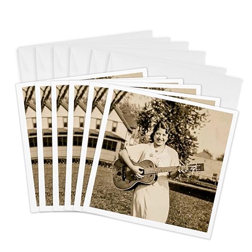 3dRose O[eBOJ[h ? AJ̎ M^[t ? 6 x 6C`A6 Zbg (gc_301328_1)