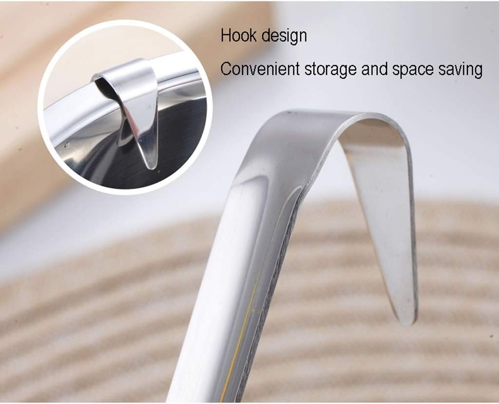 Kitchen Spoons 2 In 1 Kitchen Ladle with Filter Strainer Stainless Steel Ladle 11.8 Inches Soup Spoons