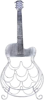 SUPERHUA 7 butelek gitary stojak na wino duża dekoracja na gitarę nowoczesny stojak na wino rękodzieło ekspozycja i przechowywanie dekoracja domu