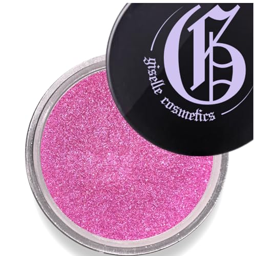 Giselle Cosmetics Pink Magenta: Comprehensive Eyeshadow Palette, Make Up Kit, Nail Art, Face Glitter, Highlighter Makeup, Loose Powder, Glitter Eyeshadow and More