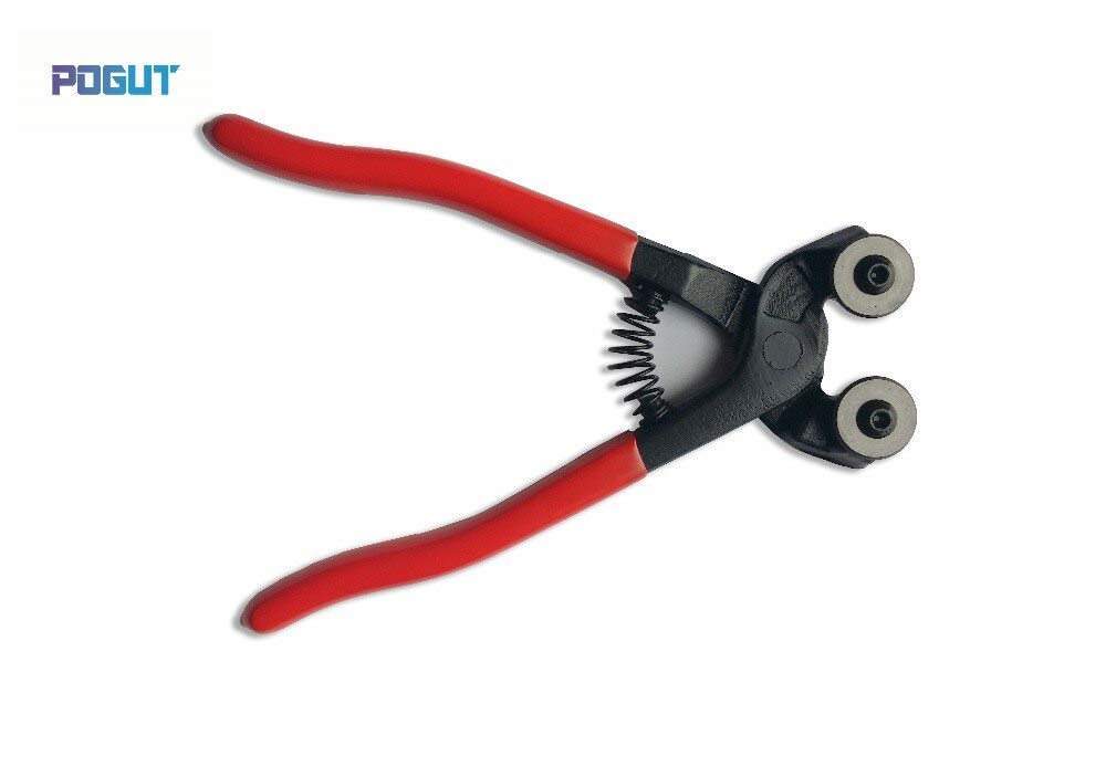8 Inches Professitional Wheeled Glass Nipper, Glass and Ceramics Professional Tile Nippers, DIY Mosaic Hobbies Tool