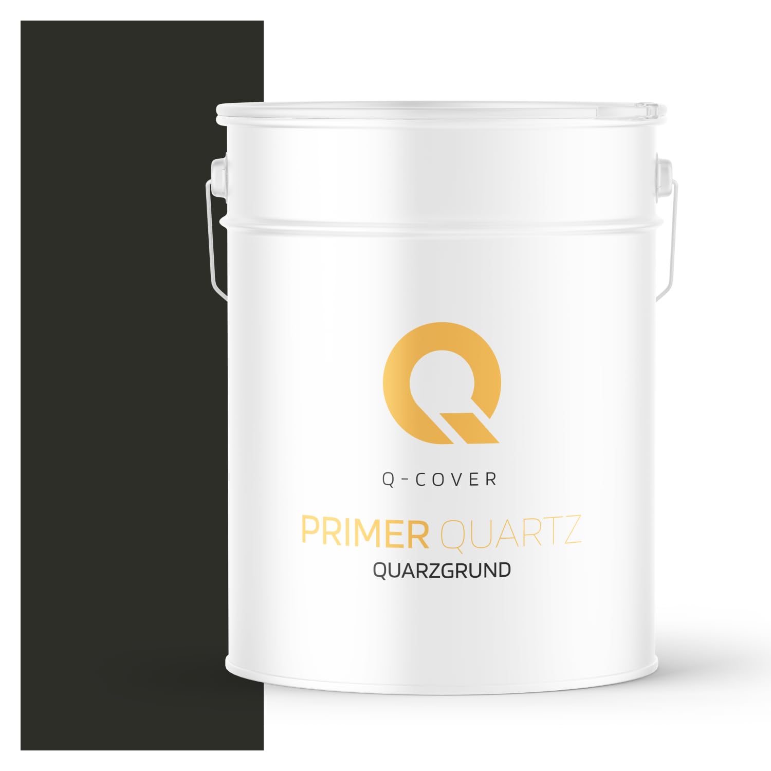 Quarzgrund für Dekorativer Putz mit Mica Dunkelgrau D921 15KG | Acrylatdispersion Grundiermittel Innen & Außen für Wände und Decken Grundierung Schutz Mosaikputz ca. 0,3-0,4 KG/m2