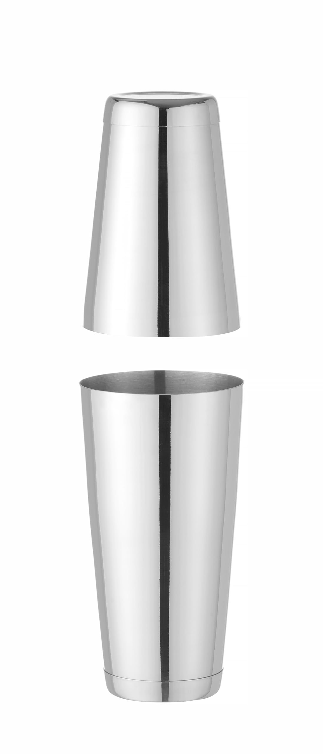 HENDI Shaker à cocktail Boston Tin-on-Tin, acier inoxydable, 600ml et 800ml