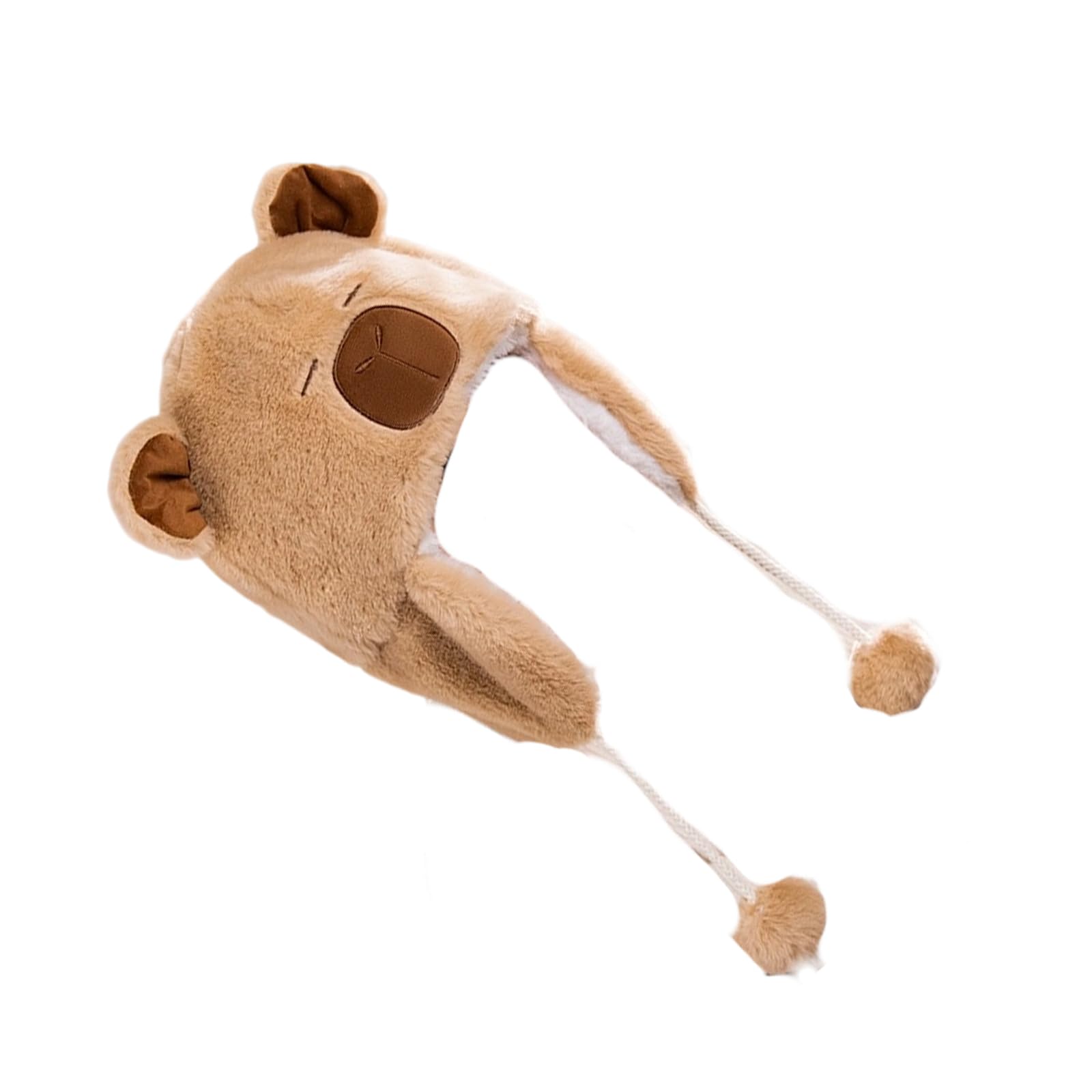 MICFENY Animal Earflap Hats Windproof Thermal Hat For Skiing Daily Use Short Plush Fabric