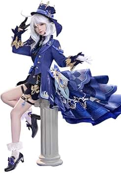Amazon.co.jp: [ユートピア丸] 原神 コスプレ フリーナ ウーシア 猫舗