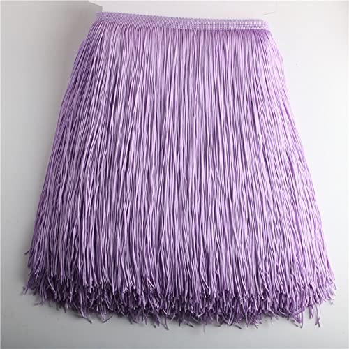 10 yards 30 cm de Long frange dentelle gland Polyester dentelle ruban d'habillage danse latine jupe rideau franges pour coudre dentelle ruban
