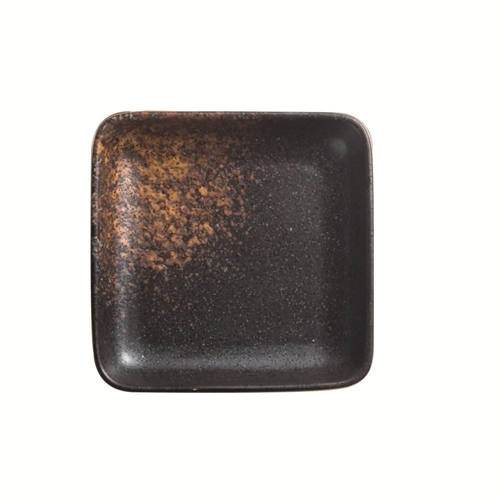 GFHTRELY Dinner Tray Small Dish Ceramic Small Plate Dish Dinner Plate Sushi Dessert Plate Japanese Snack Plate Tableware Dinner Plate(F)
