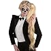 Rubie's Costume Lady Gaga Side Ponytail Wig Multicolored One Size